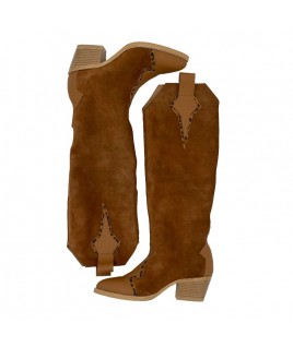 Cheetah Boots in brown